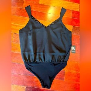 NWT EXPRESS Black Bodysuit Size Medium